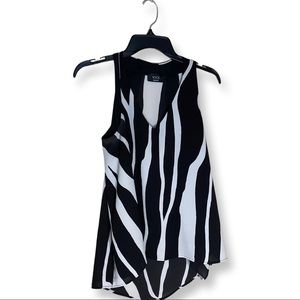 VICI-Zebra Print-Tank-Size Medium